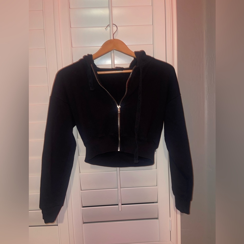 Black Cropped Jacket